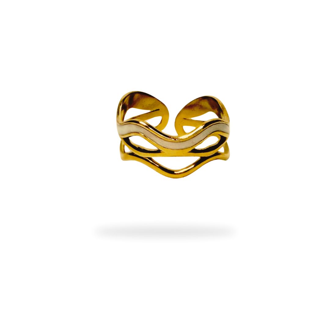 Anillo entrelazado 